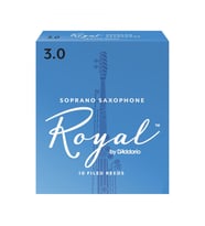 D'Addario RIB1030 Royal Soprano Saksafon Kamışı No: 3.0 (Orta Seviye/Eğitim) - 10'lu Paket  Caz ve Klasik İçin Çok Yönlü Kullanım İmkânı