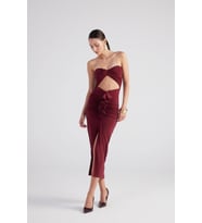 Markano Hailey Elbise Bordo