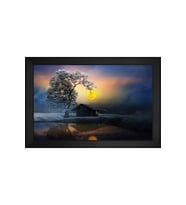 Manzara Temalı Kanvas Tablo 50 x 70 cm Siyah Çerçeve