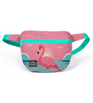Coral High Yeşil Mercan Flamingo Çocuk Günlük Bel Çantası - Kız Çocuk