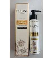 SANJANA CİLT BEYAZLATICI KREM, 125 ML, GLİKOLİK ASİTLİ