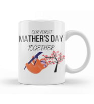 Mathers Day 2021 OUR FURST MATHER'S day TOGETHER Kupa Bardak Porselen