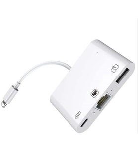 ZR461 Nk107 Lightning Çoklu Ethernet Adaptör