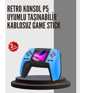 Nostaljik Mini Gamepad  520 Hazır Oyun, Tak Ve Oyna