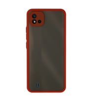 Realme C11 2021 Kılıf Montreal Silikon Kapak - Kırmızı