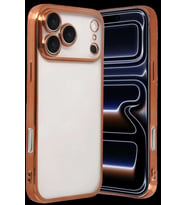 iPhone 17 Pro Max Razer Lensli Silikon - Turuncu
