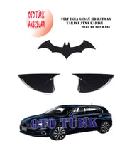 Fiat Egea Sedan Hb Yarasa Batman yarasa Ayna Kapağı 2015 Ve Sonra (Siyah)