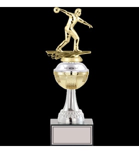 ODAK KUPA - Figürlü Kupalar - Bowling Erkek Figürlü Kupalar FG-045 B - 33 cm