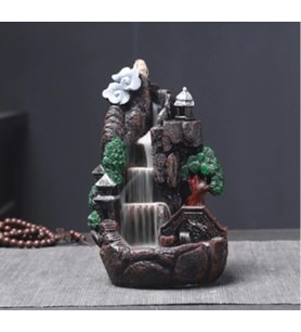 Dağ Tasarım Geri Akış Tütsülüğü 18x11cm 2 Adet mix konik tütsü ile