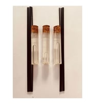 3 Adet Oda Kokusu 9 Adet Fiber Karbon Bambu Çubuk Amber Kokulu Esanslı (Çok Renkli)