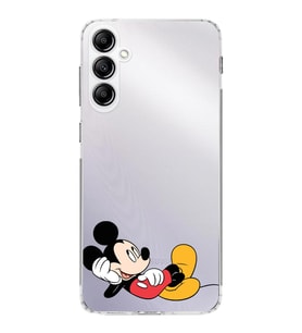 Samsung Galaxy A14  Kamera korumalı Kapak Mickey Mouse Tasarımlı  Şeffaf Kılıf