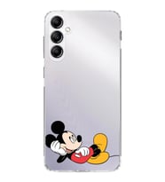 Samsung Galaxy A14  Kamera korumalı Kapak Mickey Mouse Tasarımlı  Şeffaf Kılıf