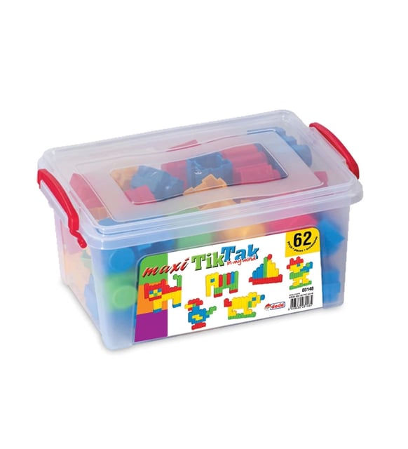 Maxi Tiktak Lego (62 Parça) - Tik-Tak Puzzle - Küçük Bloklar