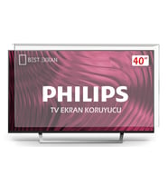 PHILIPS 40PFK4009 TV EKRAN KORUYUCU - Philips 40" inç Tv Ekran Tv Şeffaf Koruma paneli