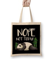 Cute & Funny Nope Not Today Lazy Panda SleepyCute & Funny Nope Not Today Lazy Panda SleepyAdorable Nope Not Today Lazy Panda Bez Çanta Uzun Saplı