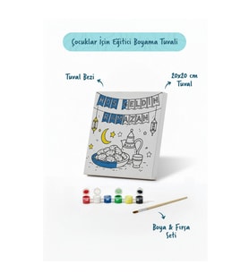 Ramazan Eğitici Boyama Seti Hoş Geldin Ramazan Sofrası (Şövalesiz)