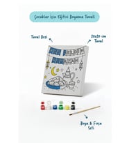 Ramazan Eğitici Boyama Seti Hoş Geldin Ramazan Sofrası (Şövalesiz)