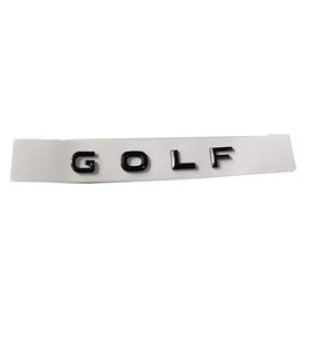 Yeni Golf 7- 8 Yazısı Orjinal Krom Volkswagen Golf Bagaj Yazısı
