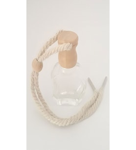 BOŞ PARFÜM ŞİŞESİ 8 ML ELMA (3 ADET) ARAÇ İÇİN (Şeffaf)