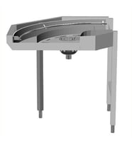 Electrolux Professional Endüstriyel Giriş Tezgahı 90° Açılı, Bulaşık Makinesi Kontrollü, Saat Yönünün Tersine HSLC90CC