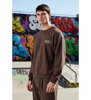 Erkek Bisiklet Yaka Düşük Kol Uzun Kol Sweatshirt Fonksiyonel Dayanıklı Kaliteli Konforlu Şık