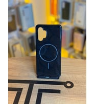 Samsung A32 Uyumlu İçi Kadife Magsafe Destekli Premium Silikon Kılıf (Siyah)