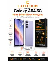 Luxeloom Smart Pro Galaxy A54 5G Nano Şeffaf Ekran Koruyucu (0.15mm)