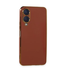 Vivo Y17s Kılıf Volet Silikon - Kırmızı