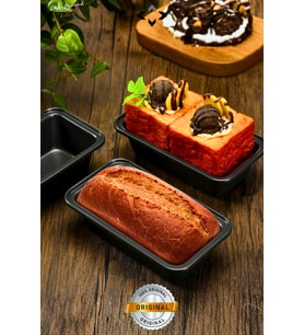 Karbon Çelik Baton Dikdörtgen Kek & Ekmek Kalıbı Yapışmaz Ekmek Kalıbı Fırın Tepsisi Airfryer Kalıp