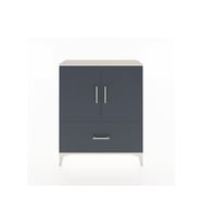 Arges Şifonyer 2 Raflı Tek Çekmeceli 2 Kapaklı 88x30x106 Aytaşı-Antrasit