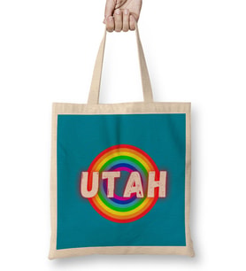 Utah vintage Rainbow Style Bez Çanta Uzun Saplı