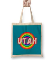 Utah vintage Rainbow Style Bez Çanta Uzun Saplı