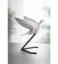 Minimalist Kuş Heykeli 3D Baskı Modern Dekoratif Biblo Masa & Ofis Dekoru