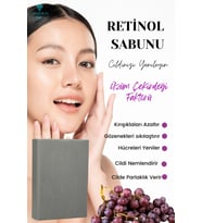 Anatolia Soap Retinage Retinol Sabunu Kırışıklık Karşıtı, Onarıcı Ceramide A Vitamini Yaşlanma Karşıtı Üzüm