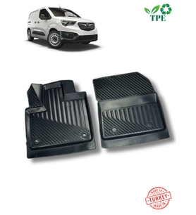 Opel Combo Panelvan Van Havuzlu Oto Paspas Ön Iki Parça