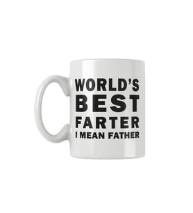 World's Best Farter I Mean Father Eğlenceli Babalar Günü Hediye Baskılı Kupa Bardak