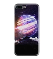 Apple iPhone 6 6S Plus Kılıf Silikon Desen Özel Seri Super Planet 1797