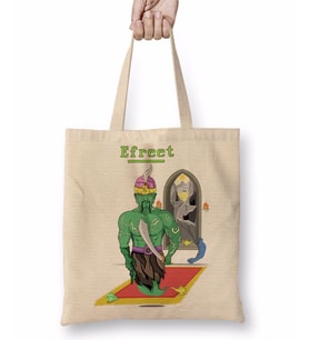 Efreet Djin War Green Faction Bez Çanta Uzun Saplı