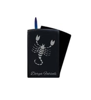 Burcunuza Özel Izgaralı Metal Siyah Çakmak