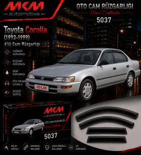 Toyota Corolla (1992-1999) 4'lü Mugen Cam Rüzgarlığı