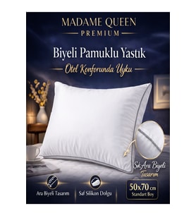 5 Adet 50x70 Biyeli Pamuk Yastık – 800 gr