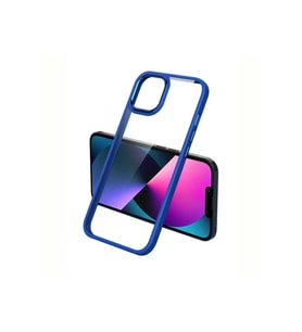 Apple iPhone 11 Uyumlu Kılıf Zore Krom Kapak (Lacivert)