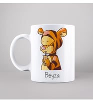 Winnie The Pooh Tigger Tasarımlı Kupa Kişiye Özel