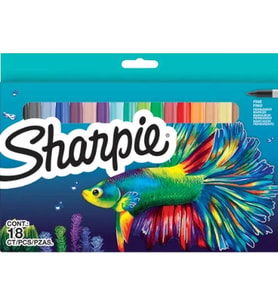 SHARPİE 2201230 FINE PERMANENT MARKER SET 18'Lİ - BALIK
