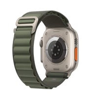 Microsonic Apple Watch Series 9 45mm Kordon Alpine Loop Yeşil (Yeşil)