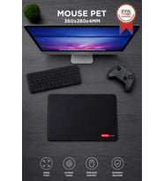 Lenovo Gaming Oyuncu Fare Altlığı Kaymaz Taban Mouse Pad BK 360*280MM Siyah