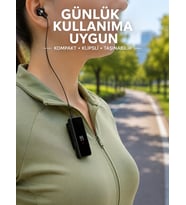Taşınabilir Bluetooth Kulaklık Dijital Göstergeli Klipsli Tek Kulaklıklı Kompakt Cihaz