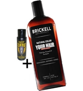 Brickell Saçsakal Beyazlatıcıerkeklere Özel Şampuan 237 ml + Hotrhino Erotikmasaj Yağı