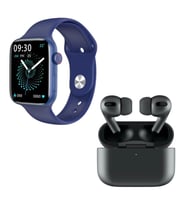 Mavi Akıllı Saat Black Airpods Pro Kablosuz Bluetooth Kulaklık