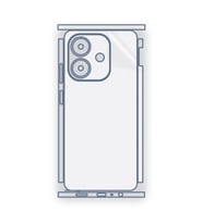 SChitec OPPO A3x (A5i) Uyumlu Fullbody Arka Kaplama Hidrojel Koruyucu Film